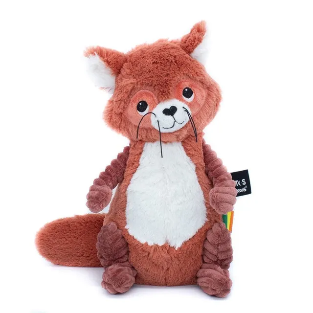 Les Deglingos Ptipotos Netoitou peluche procione terracotta 26 cm