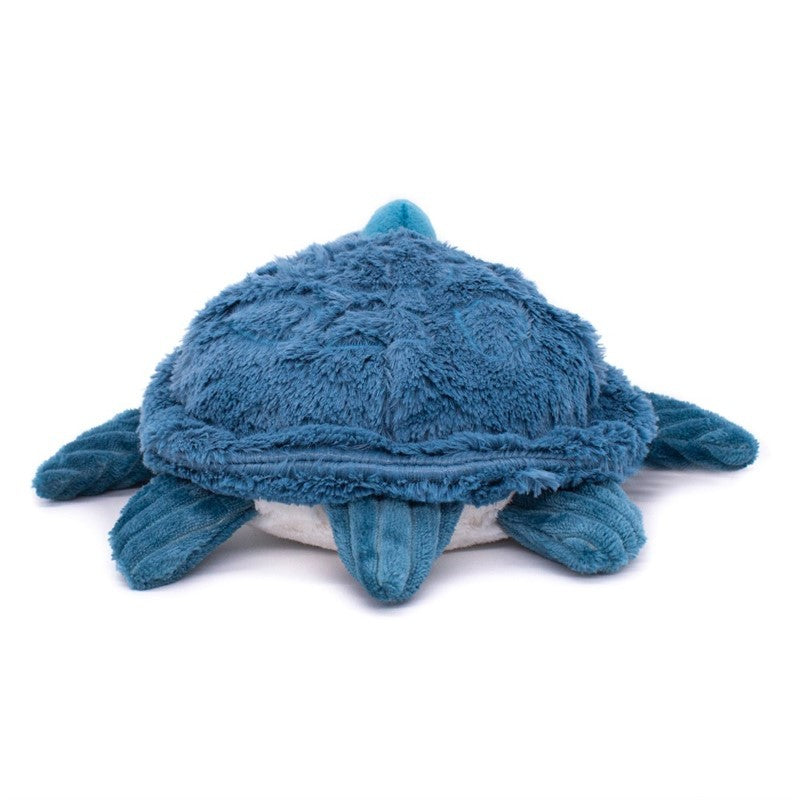 Les Deglingos Ptipotos Sauvenou Peluche Tartaruga Blu 29 cm