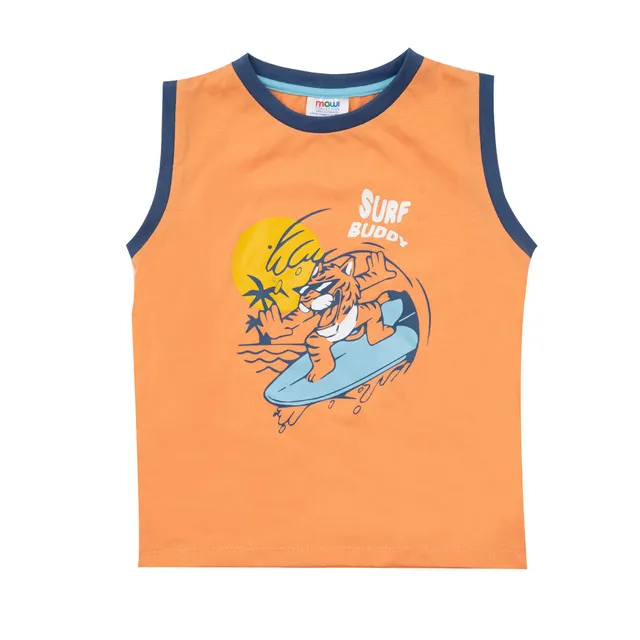 Toys Center Baby canotta jersey bimbo arancione stampa surf