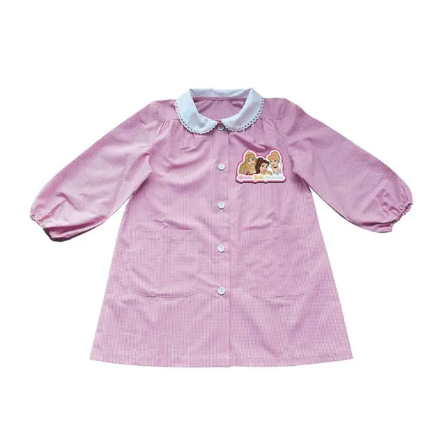 Coriex Principesse grembiule asilo bambina rosa pizzo 2-6 anni