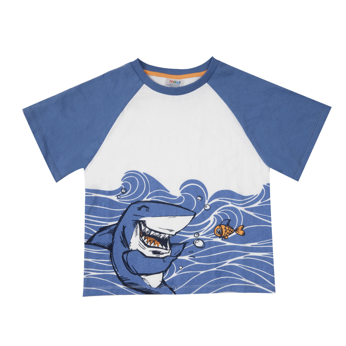 Toys Center Baby t-shirt bimbo bianco/blu stampata