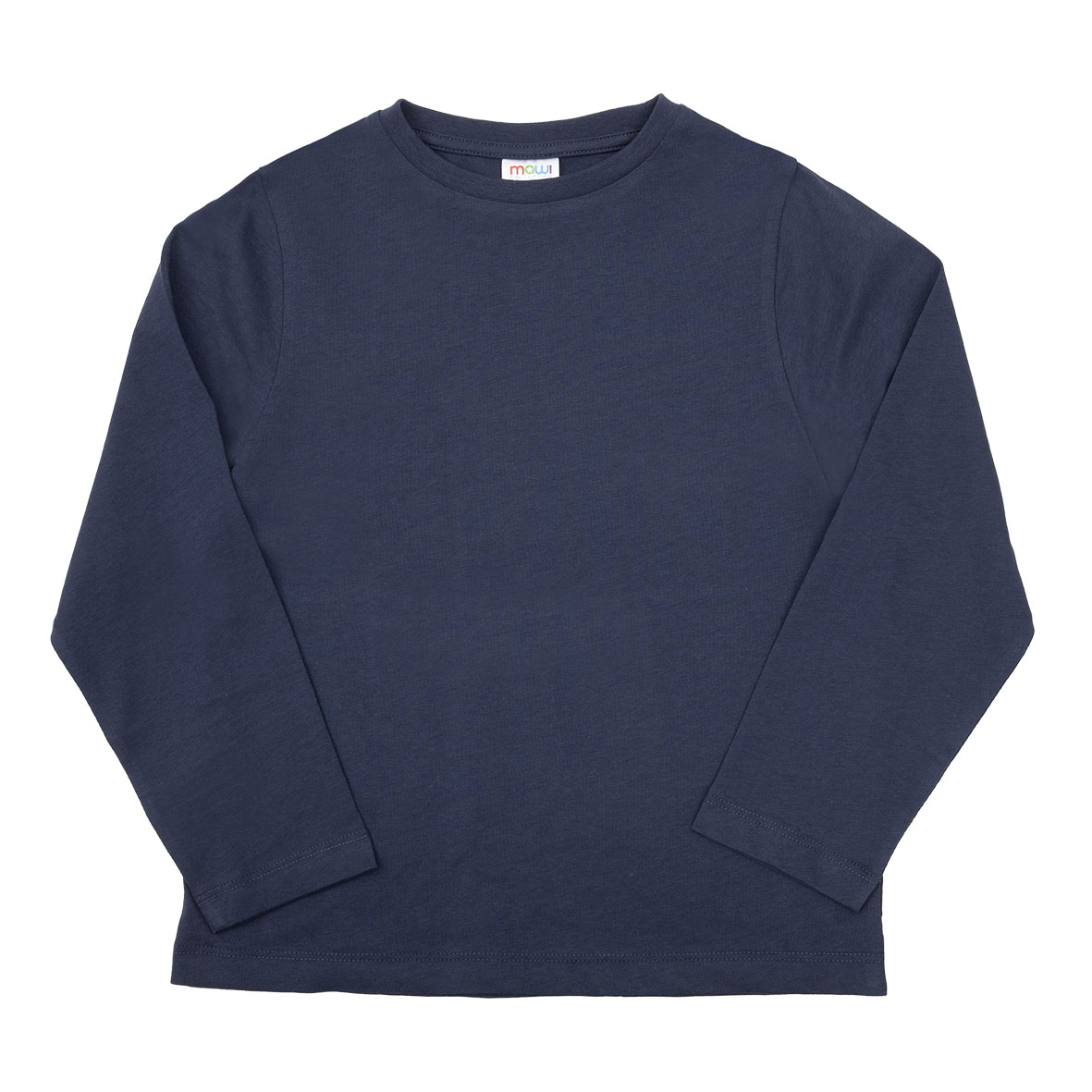 Maglia jersey basic bimbo blu manica lunga