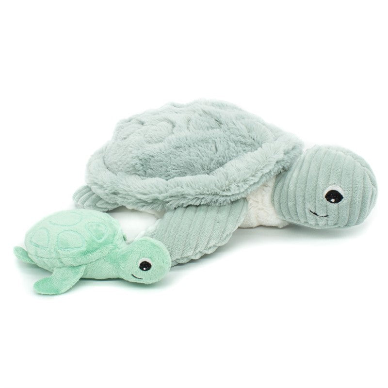Les Déglingos Ptipotos Sauvenou peluche tartaruga menta