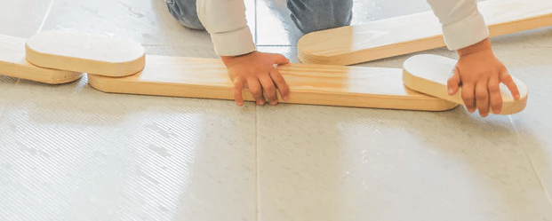The Dida Circuito Equilibrio Montessori Legno 4 Pezzi
