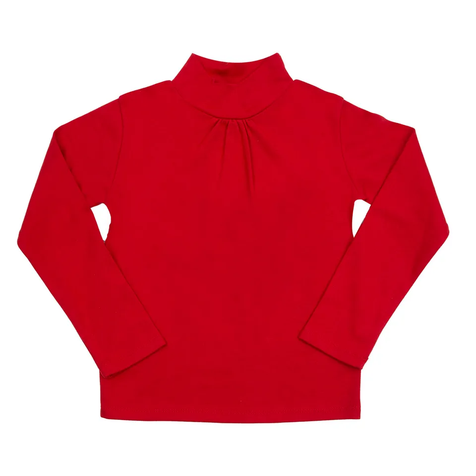 Mawi lupetto interlock basico rosso caldo cotone bimbo