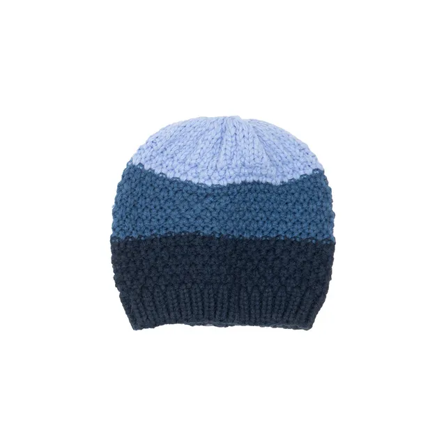 Toys Center Baby cappello tricot bimbo blu morbido