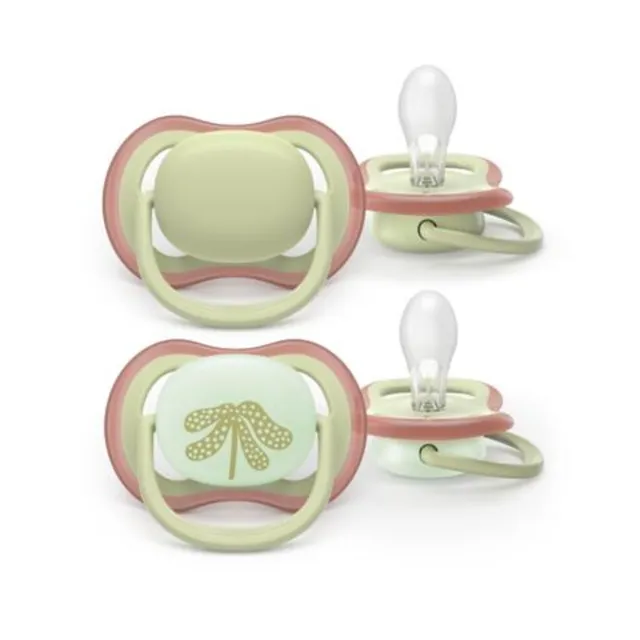 Philips Avent Ultra Air Day&Night succhietti 6-18 mesi verde 2 pz