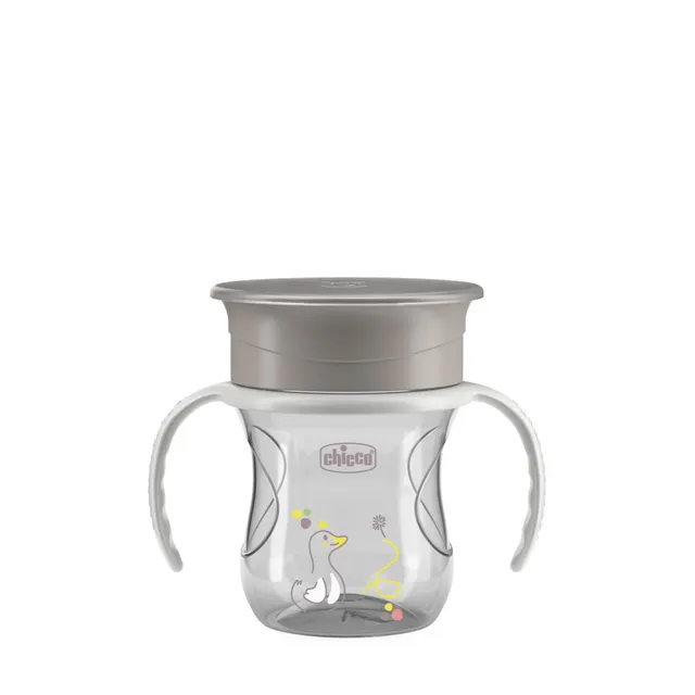 Chicco Perfect 360 Tazza Antigoccia 12M+ Grigia