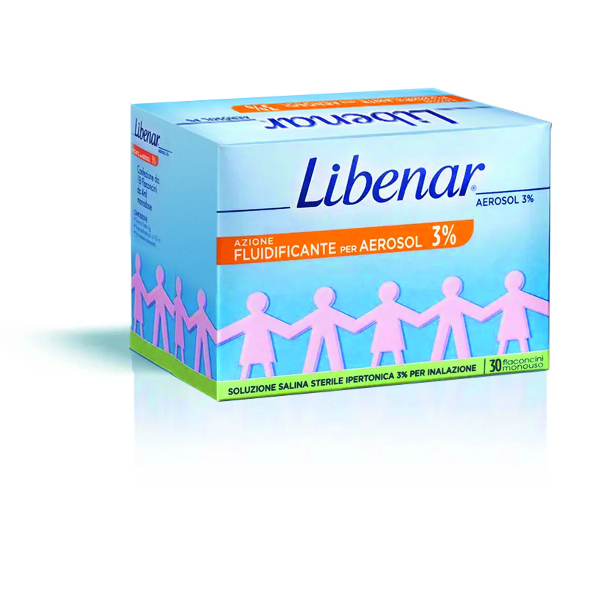 Libenar soluzione ipertonica 3% fiale aerosol 30 fiale sterili