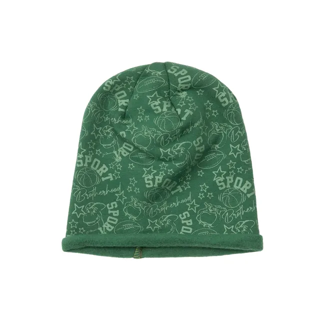Cappello Felpato Bimbo Verde Sport Club Casual