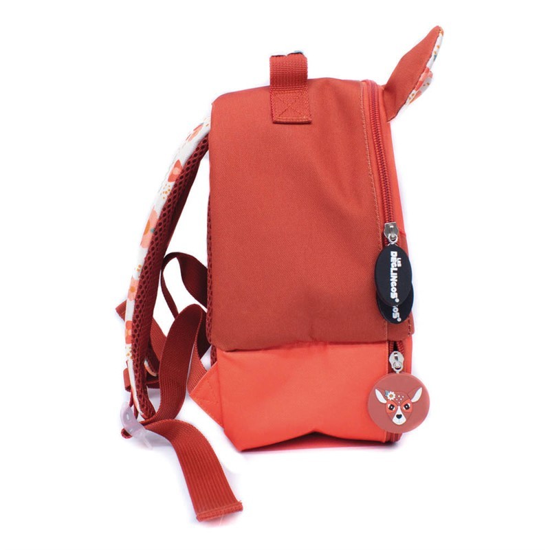 Les Deglingos Mélimélos zaino picnic termico rosso