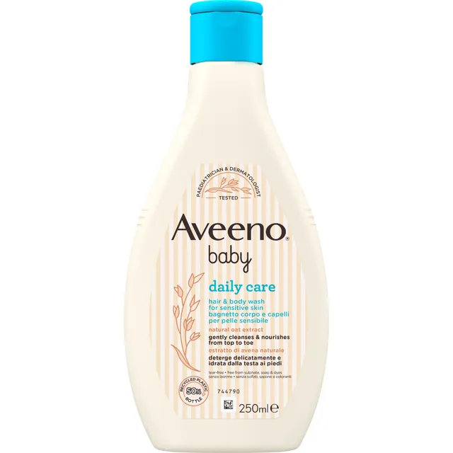 Aveeno Baby bagnetto testa-piedi 250 ml delicato