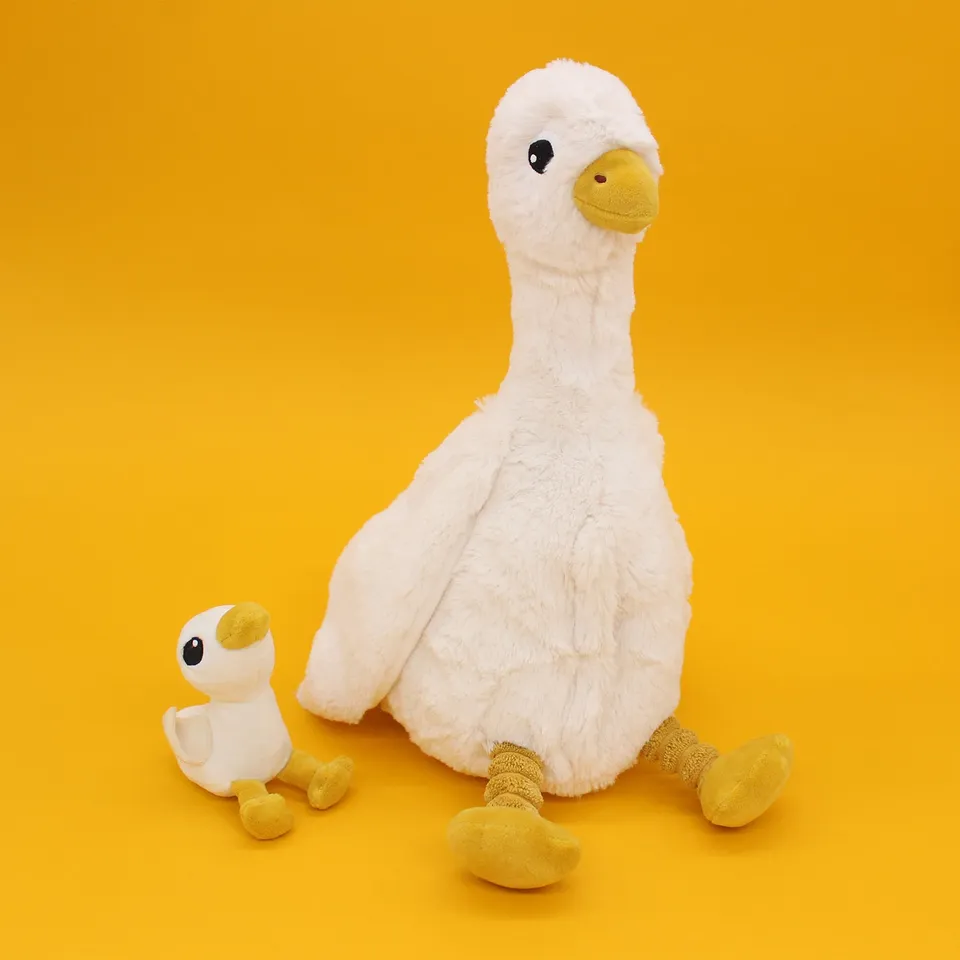 Les Déglingos Ptipotos Jébongou Peluche Oca Mamma Bebè Bianco