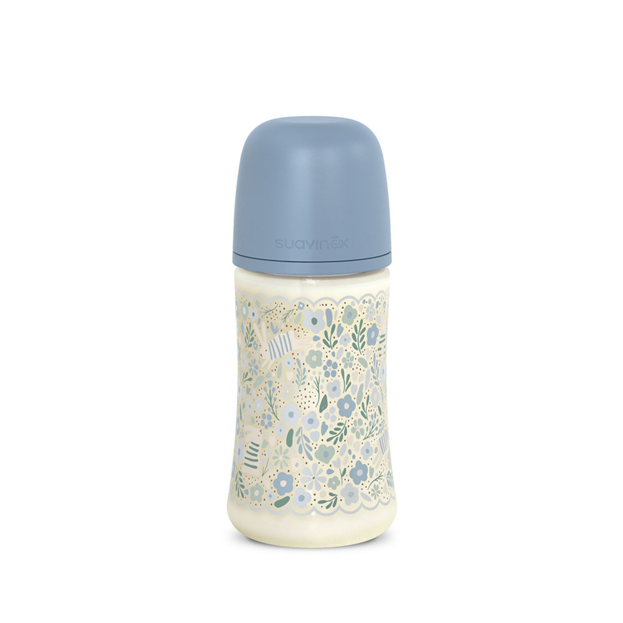 Suavinex Wonderland Biberon 360 ml Azzurro Silicone