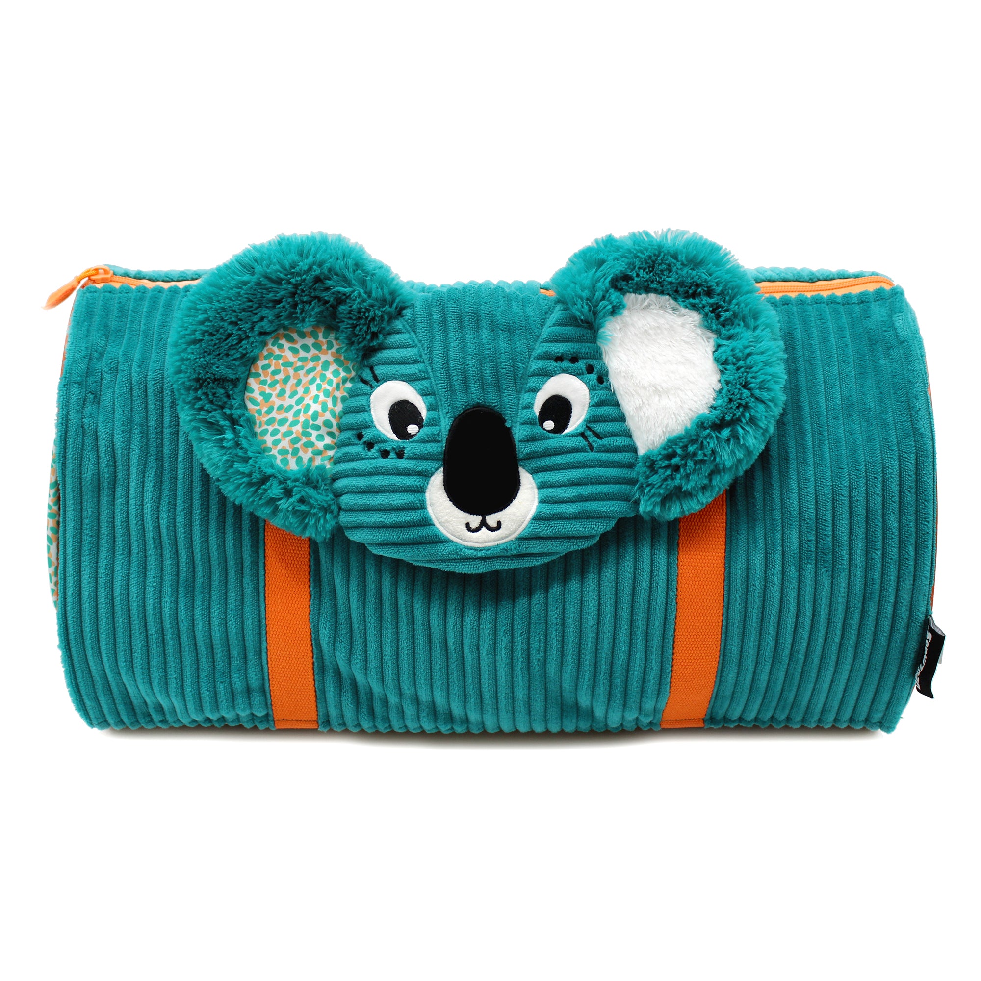 Les Deglingos Berlingos Borsa Viaggio Koala Verde Blu