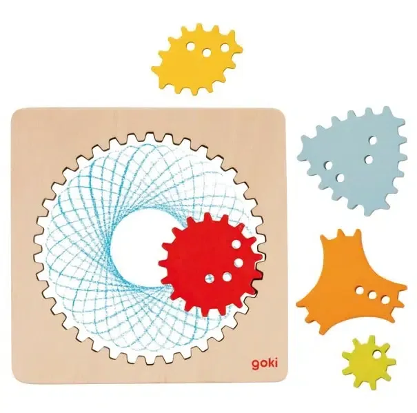 The Dida Spirografo spirali da disegno legno bambini