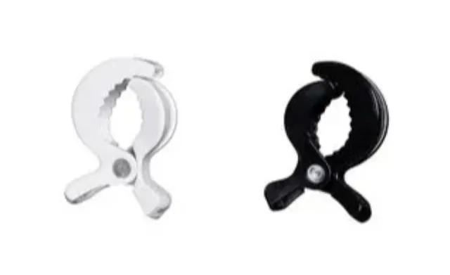 Profibaby Clip passeggino 2 pezzi bianco nero