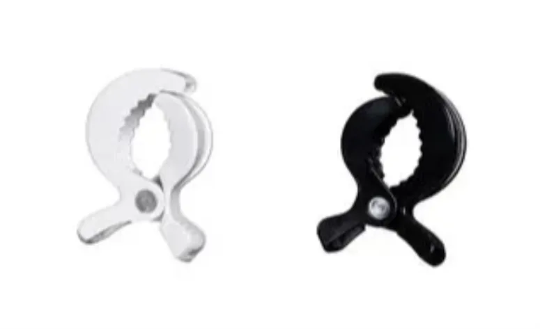 Profibaby Clip passeggino 2 pezzi bianco nero