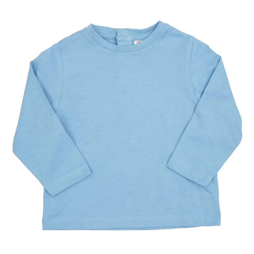 Toys Center Baby T-Shirt Maniche Lunghe Maglia Azzurra Girocollo