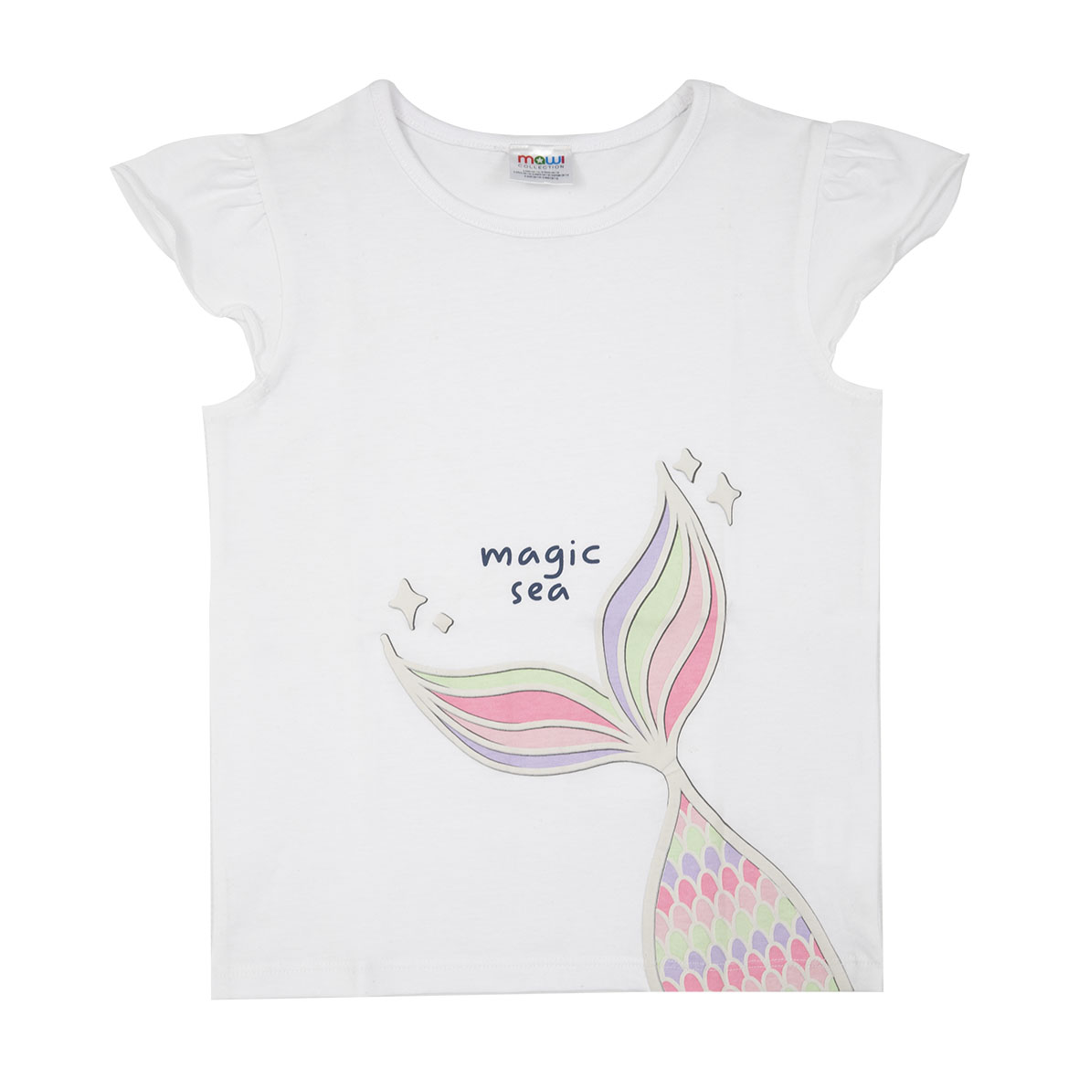 Magic Sea Canotta Bianca Bimba maglietta jersey bianca