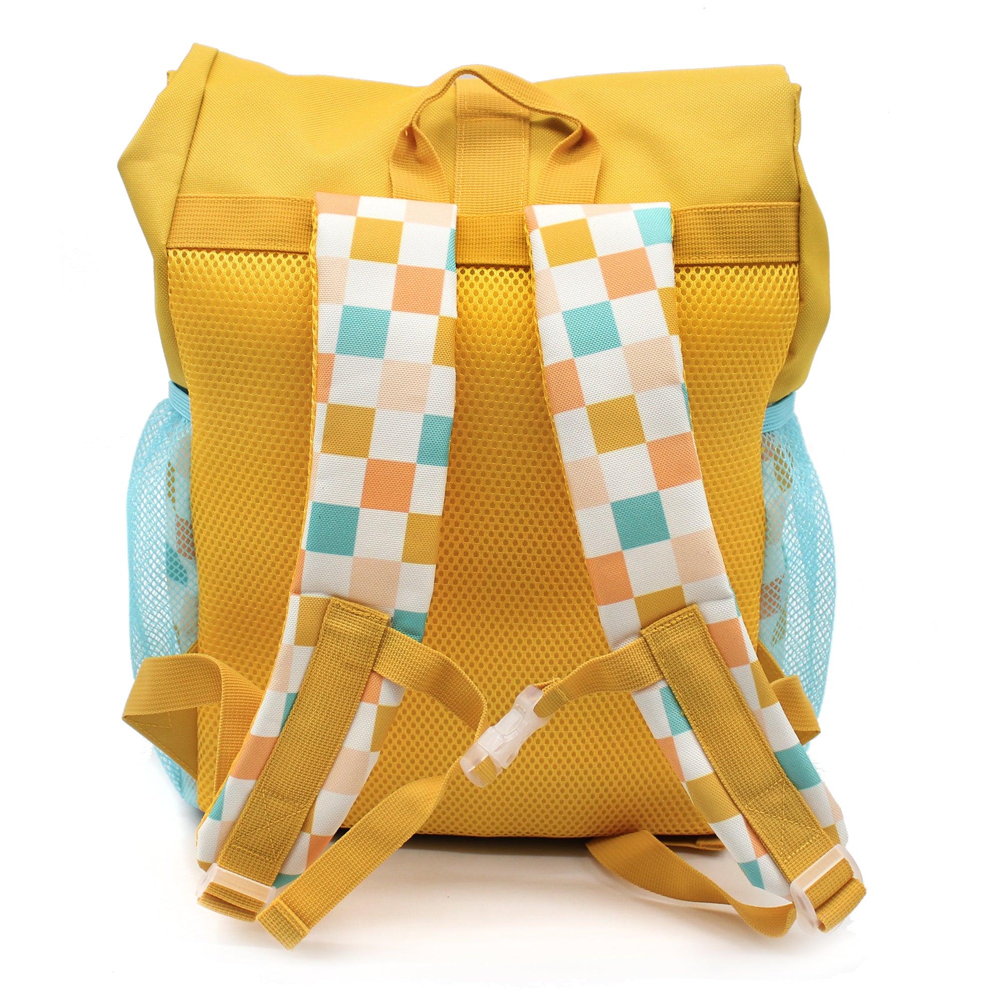 Les Deglingos Cyranos zaino rolltop volpe giallo senape