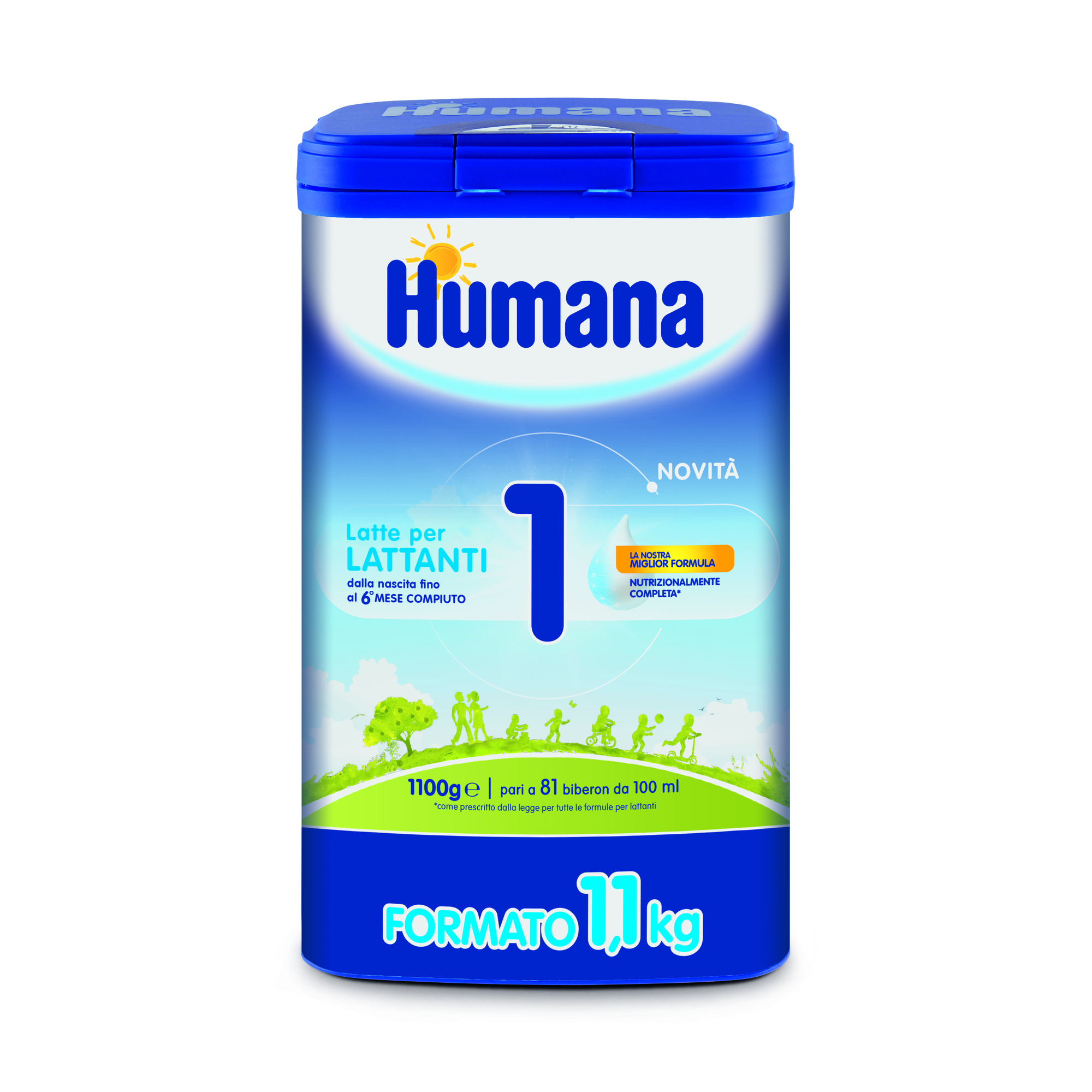 Humana 1 Latte in Polvere 1100 g dalla nascita