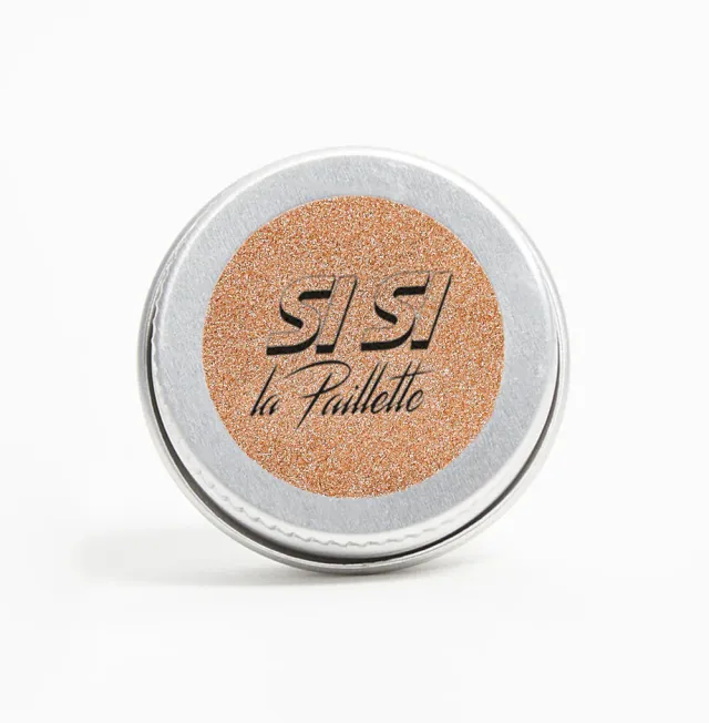 Si Si La Paillette Caramel Fines Glitter biodegradabile viso