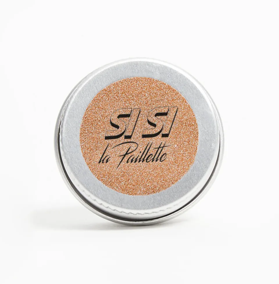 Si Si La Paillette Caramel Fines Glitter biodegradabile viso