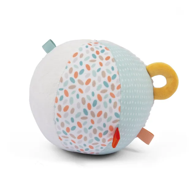 Baby Smile Soft 14cm palla sensoriale morbida con sonaglino