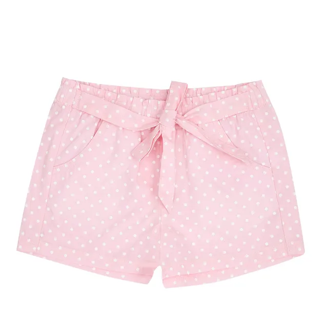 Toys Center Baby shorts bambina rosa pois bianchi