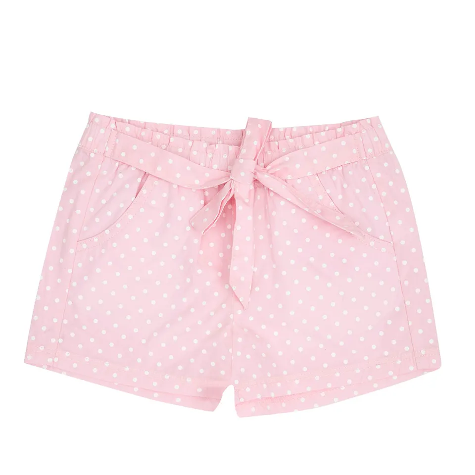Toys Center Baby shorts bambina rosa pois bianchi