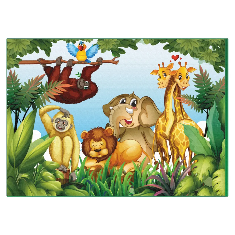 Baby's Clan Wild Jungle tappeto gioco imbottito fantasia assortita
