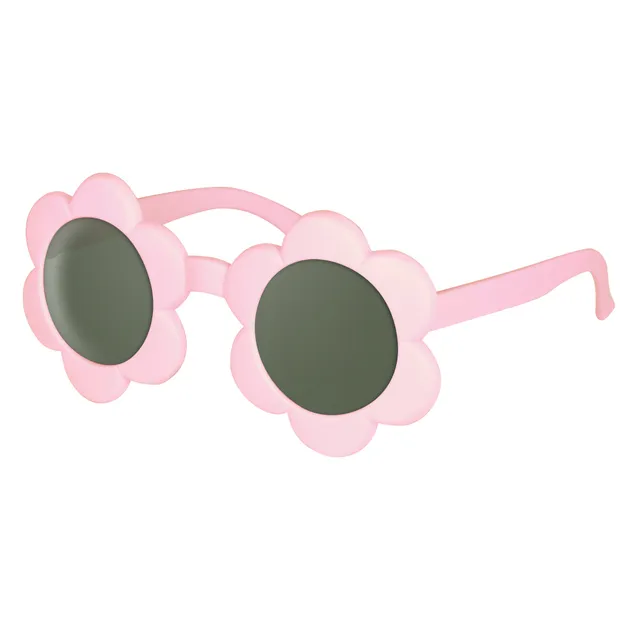 Monkey Monkey occhiali sole bambini fiore rosa chiaro lenti scure
