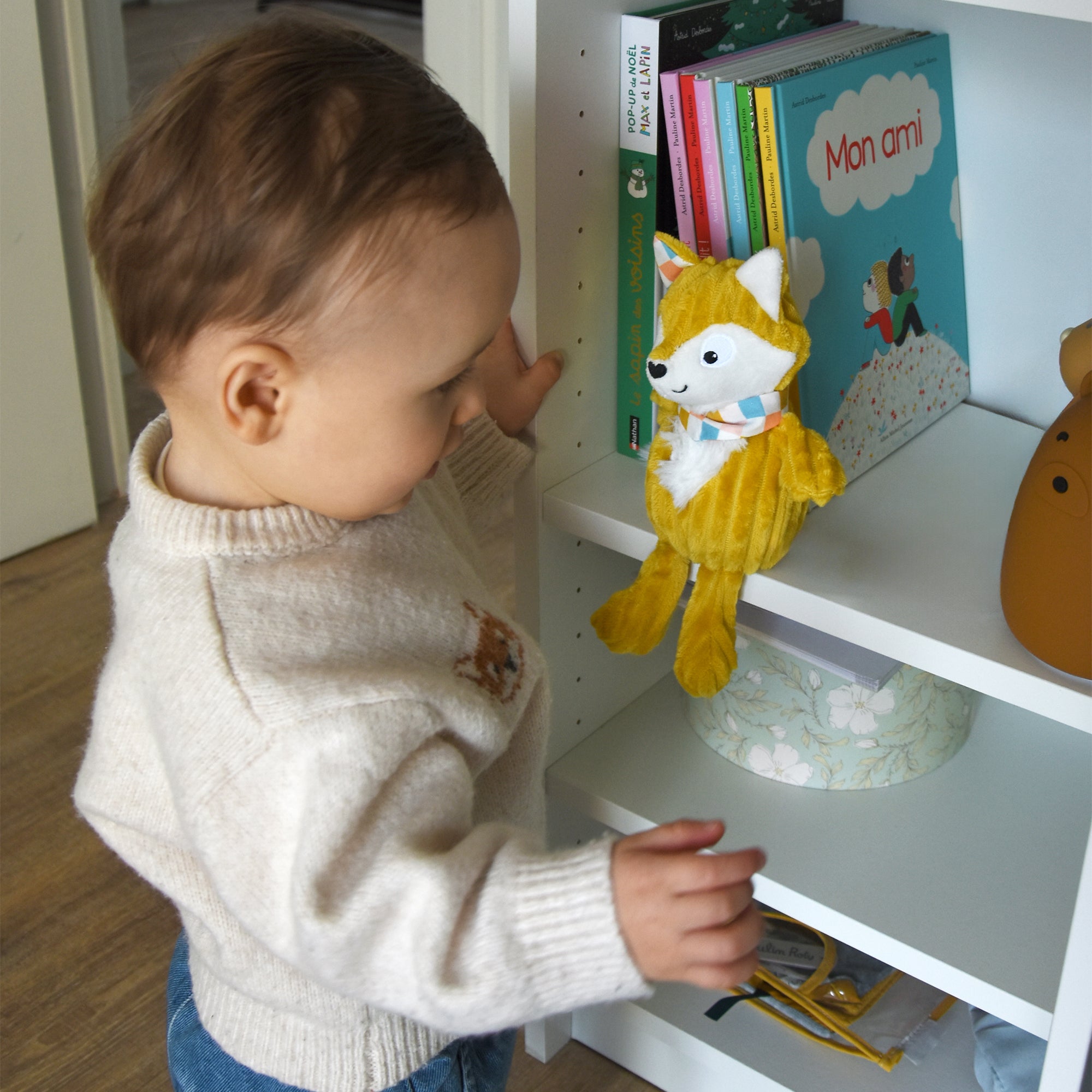 Les Deglingos Cyranos Volpe Peluche 23 cm con Scatola
