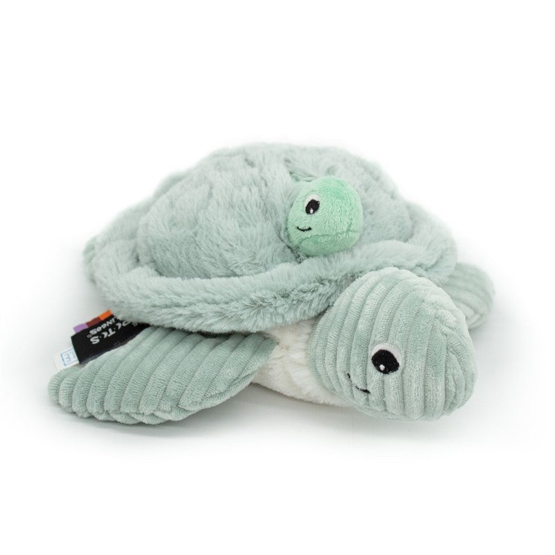 Les Déglingos Ptipotos Sauvenou peluche tartaruga menta