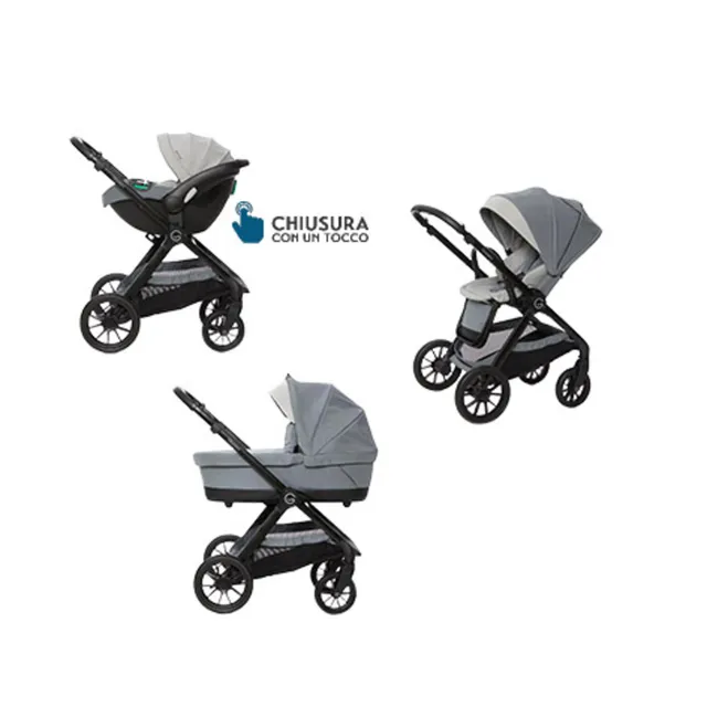 Giordani G-Comfort Grey trio passeggino 0-22 kg