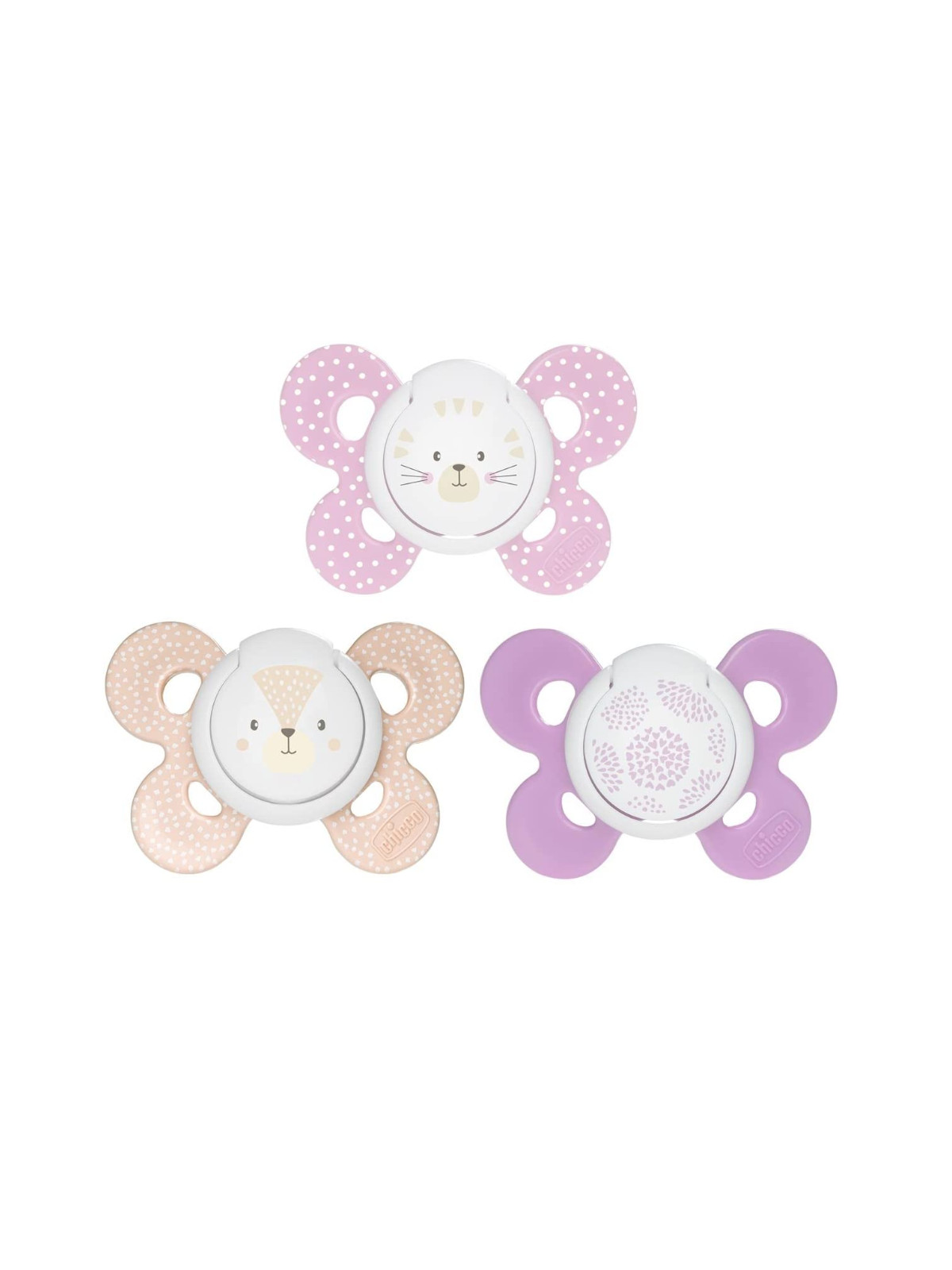 Comfort Girl succhietto silicone 6-16 mesi 2 pz
