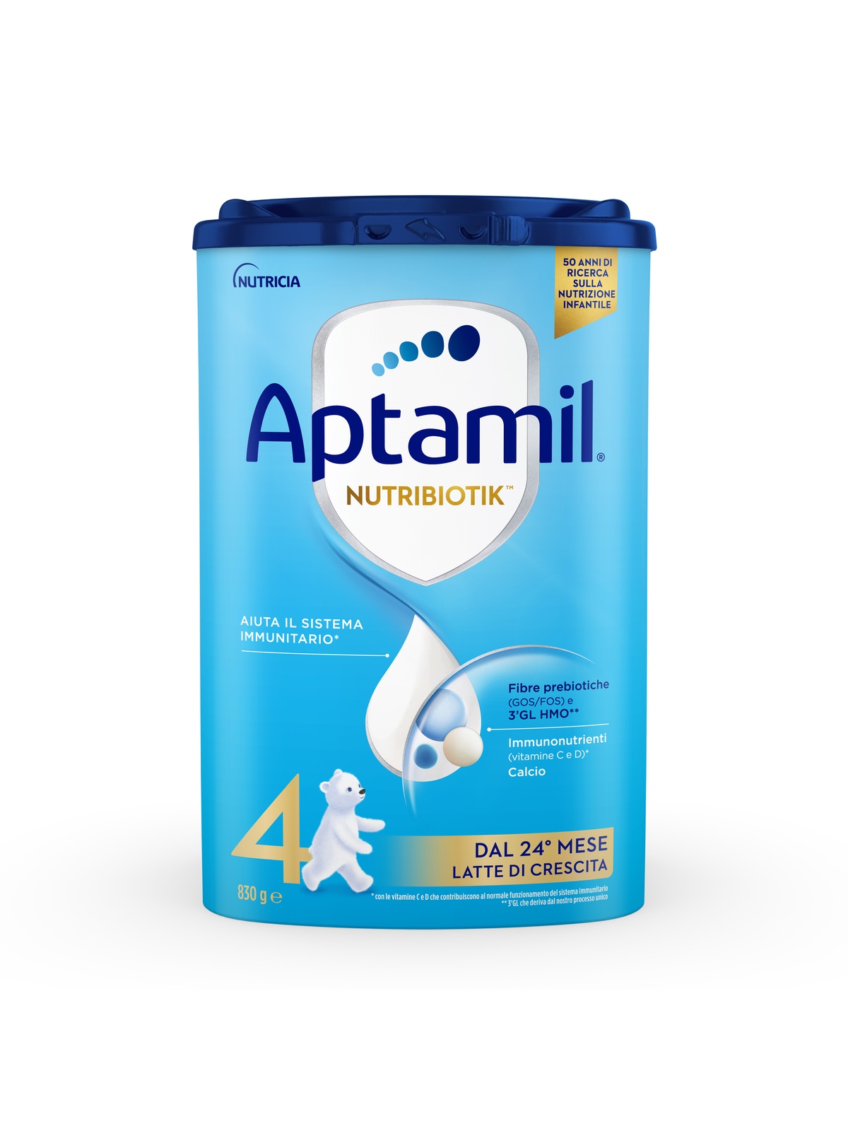 Aptamil Nutribiotik 4 latte crescita 830g dal 24° mese