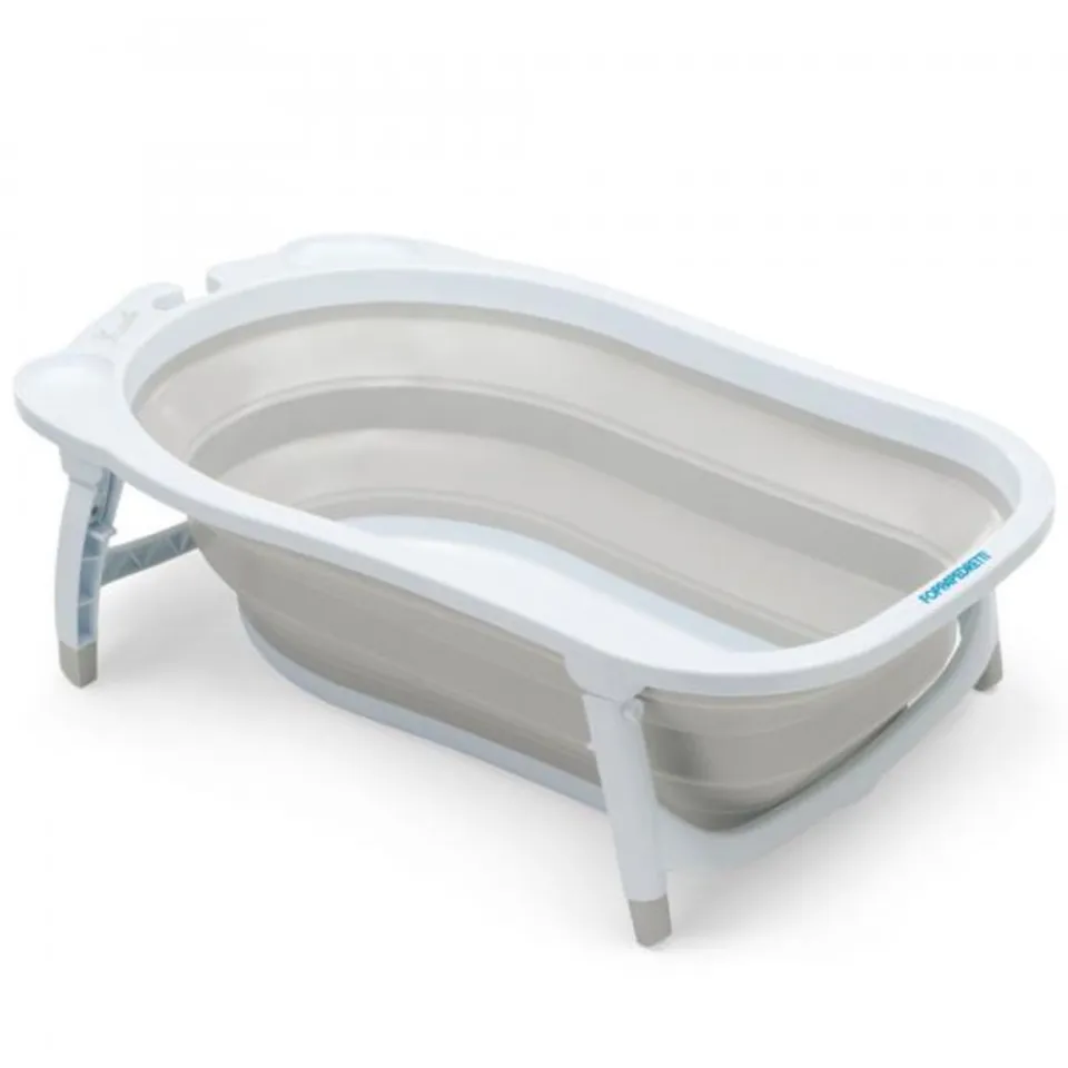 Foppapedretti Soffietto vaschetta bagno grigia pieghevole