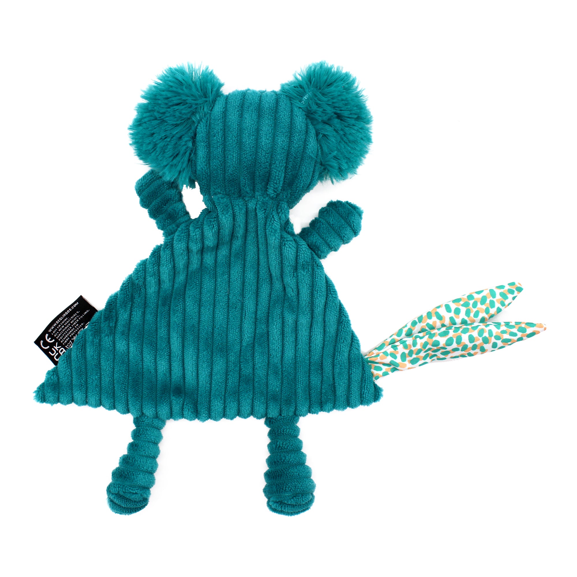 Les Deglingos Berlingos doudou koala blu verde 28 cm
