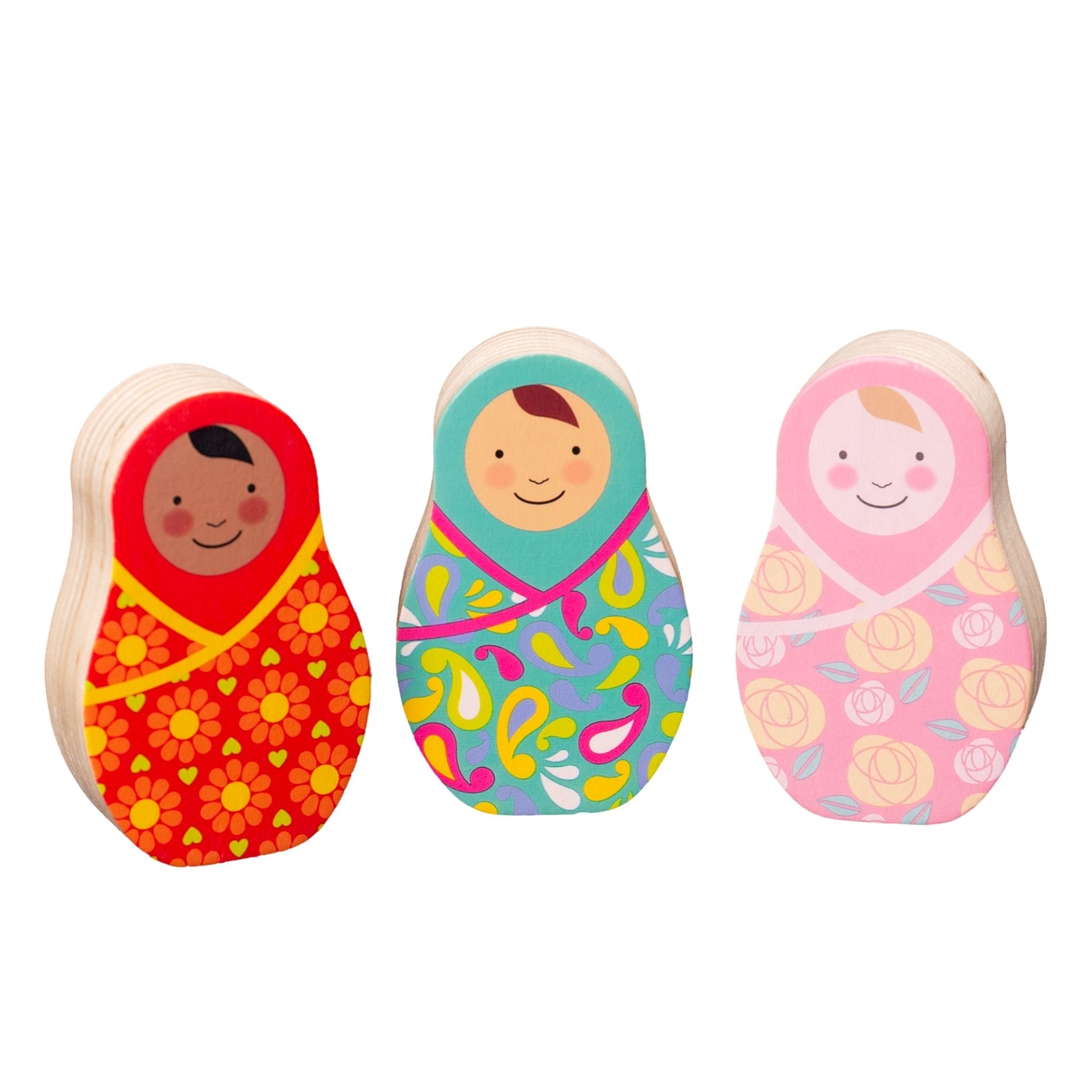 Rosa & Bo Woodlies personaggi legno Rosa Penny Flo