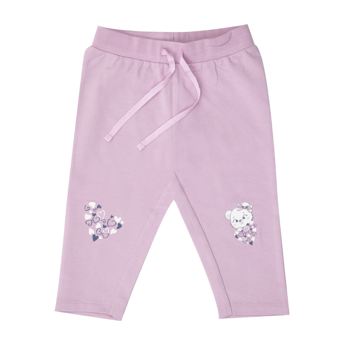 Toys Center Baby pantalone felpato bimba rosa orsetto