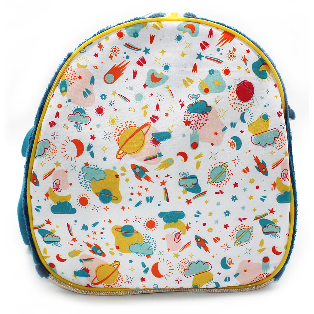 Les Déglingos Astros Borsa Weekend Gufo Blu 48 cm