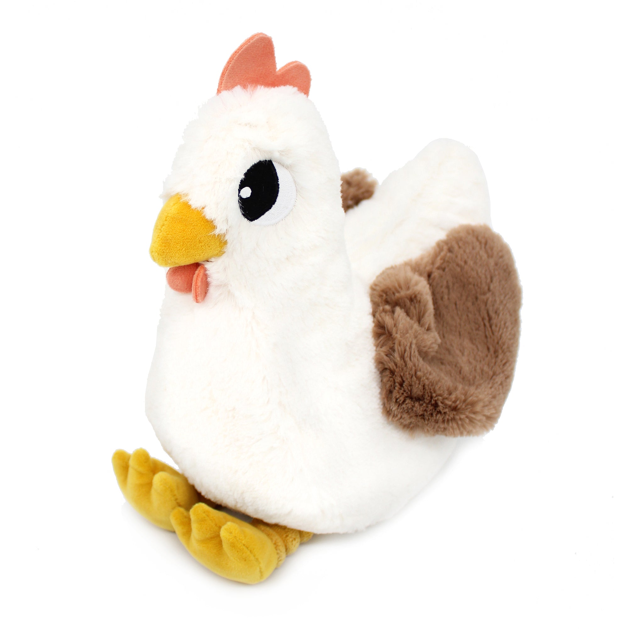 Les Deglingos Pioupiou peluche gallina bianca mamma e bebè