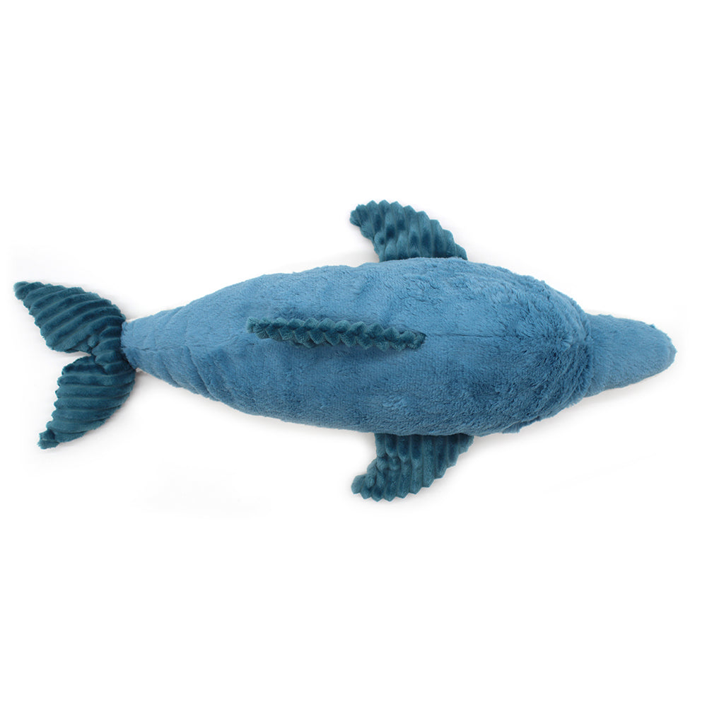 Les Deglingos Ptipotos Tofou peluche delfino blu 50 cm