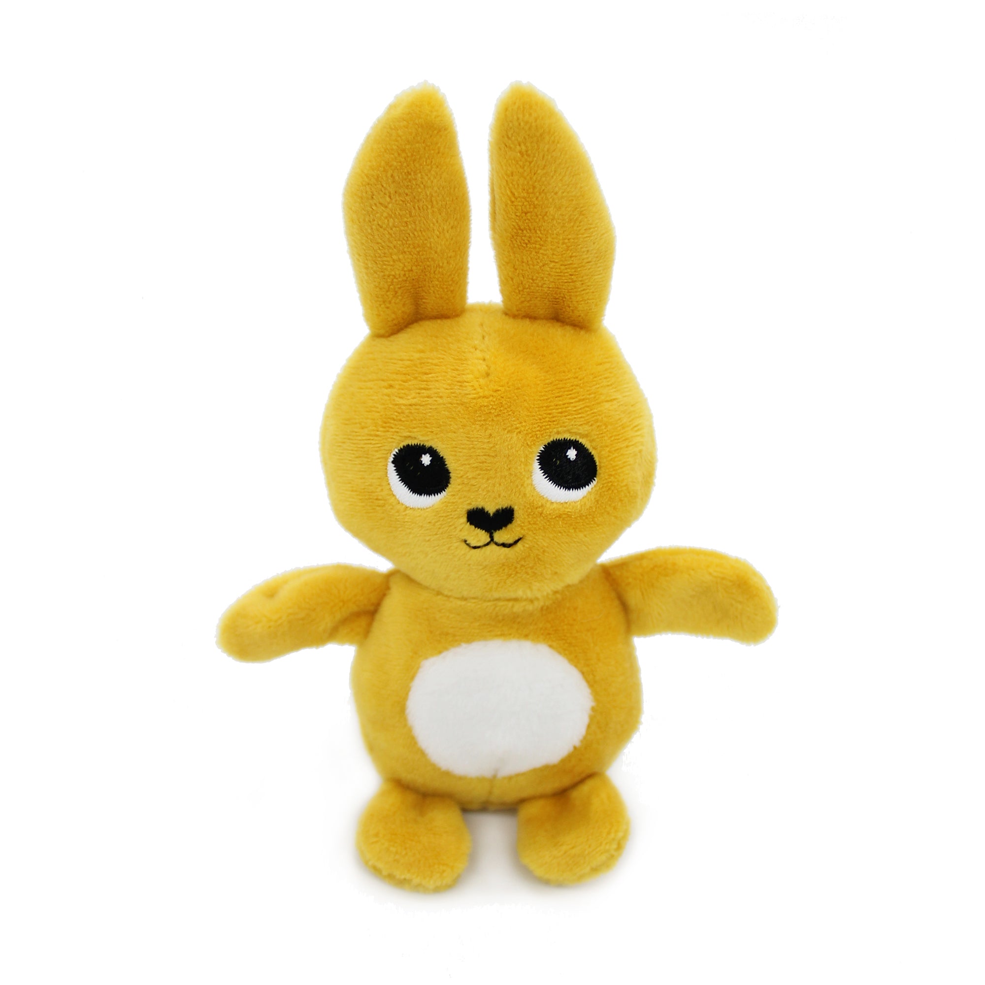 Les Déglingos Ptipotos Toudou peluche coniglio giallo mamma e bebè