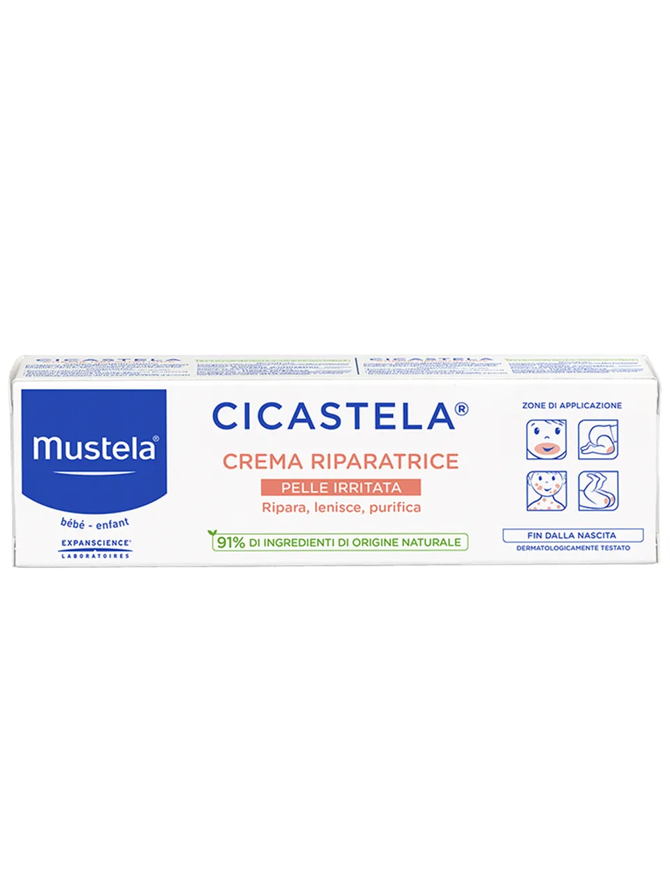 Cicastela crema riparatrice neonato 40ml arrossamenti