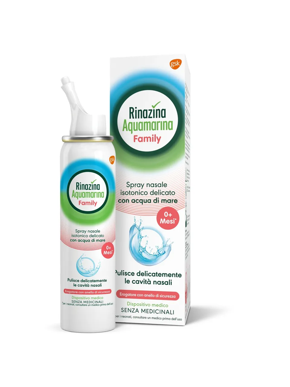 Rinazina Aquamarina Spray Nasale Isotonico Mare