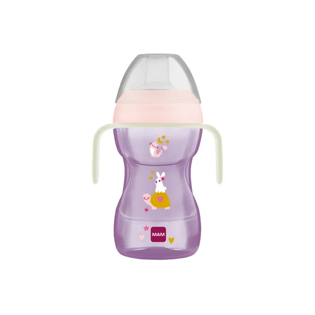 MAM Fun To Drink Night Tazza 270 ml Rosa Beccuccio Morbido