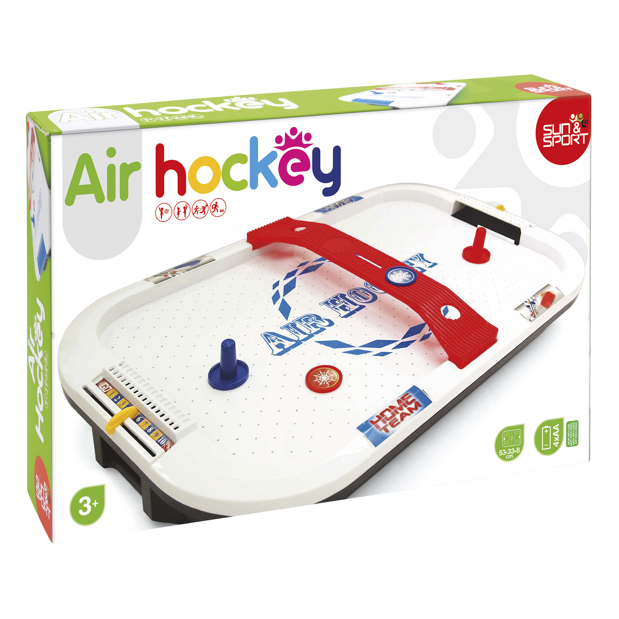 Air hockey da tavolo 54x37 cm con dischetto